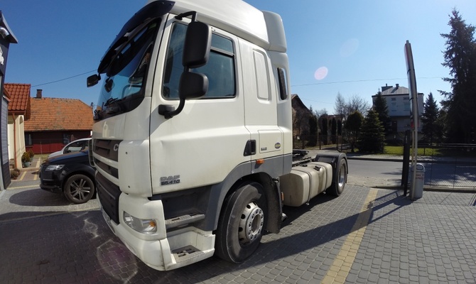 Chip Tuning samochodu ciężarowego  Daf CF 410