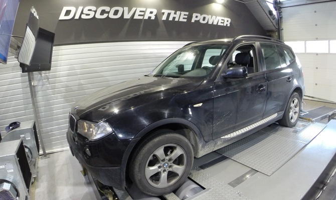 BMW X3 2.0d + 55 KM oraz 108 Nm