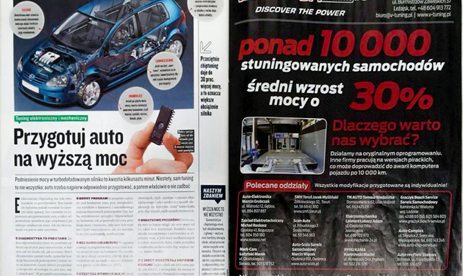 Auto Świat o chiptuningu w firmie V-Tuning