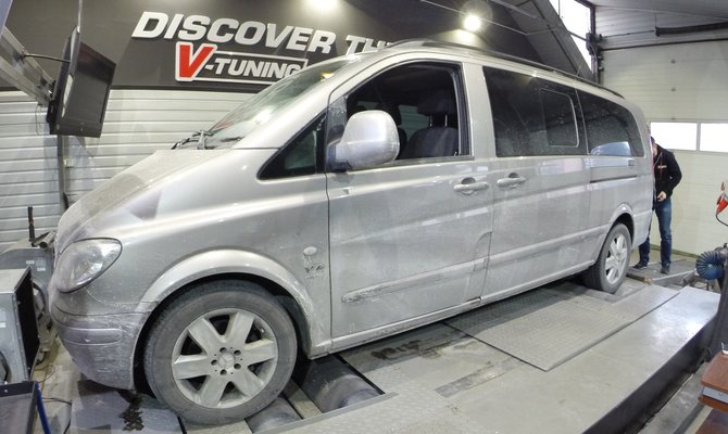 Mercedes Vito W639 204 KM + 40 KM i 78 Nm