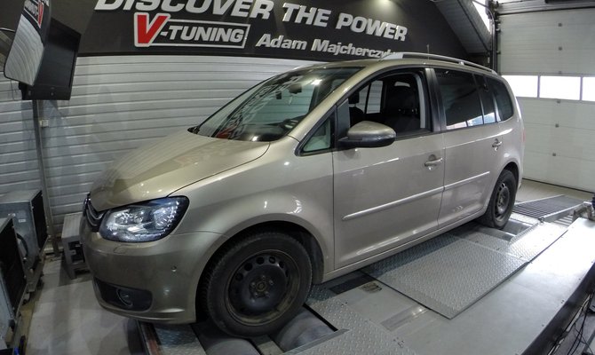 Chip Tuning Volkswagen Touran 2.0 TDI CR 140 KM + 35 KM i 60 Nm