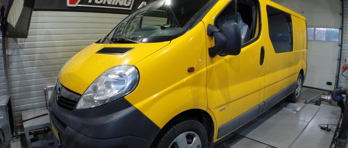 Chip Tuning Opel Vivaro 2.0 CDTi 114 KM + 30 KM i 65 Nm