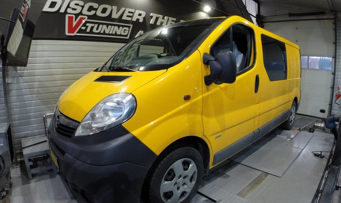 Chip Tuning Opel Vivaro 2.0 CDTi 114 KM + 30 KM i 65 Nm