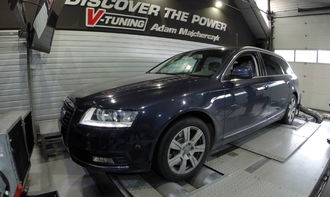 Chip Tuning Audi A6 C6 3.0 TDI 240KM + 49 KM i + 109 Nm