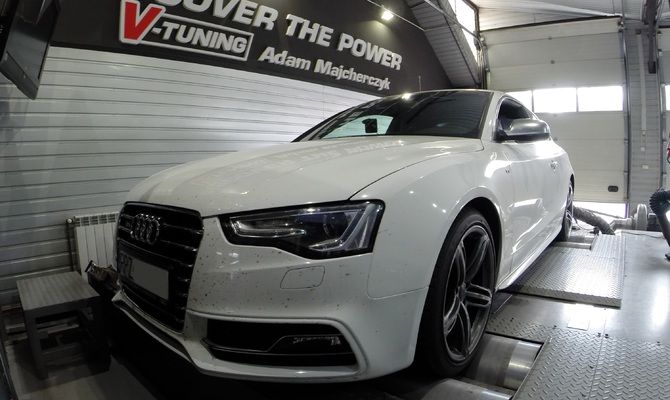 Chip Tuning Audi S5 8T 4.2 FSI quattro 354 KM + 25 KM i + 27 Nm