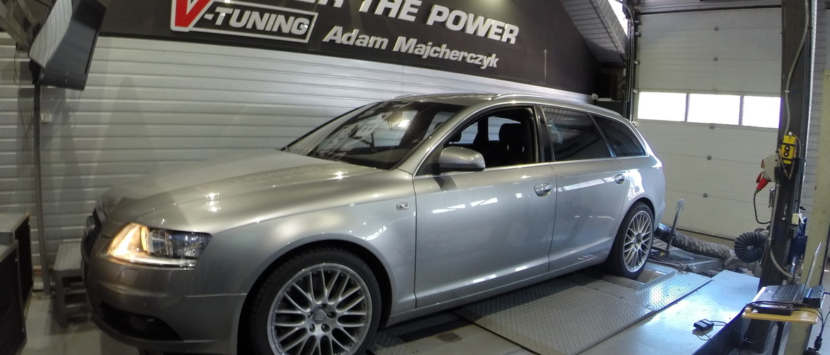 Chip Tuning Audi A6 C6 3.0 TDI 224 KM + 60 KM i + 98 Nm