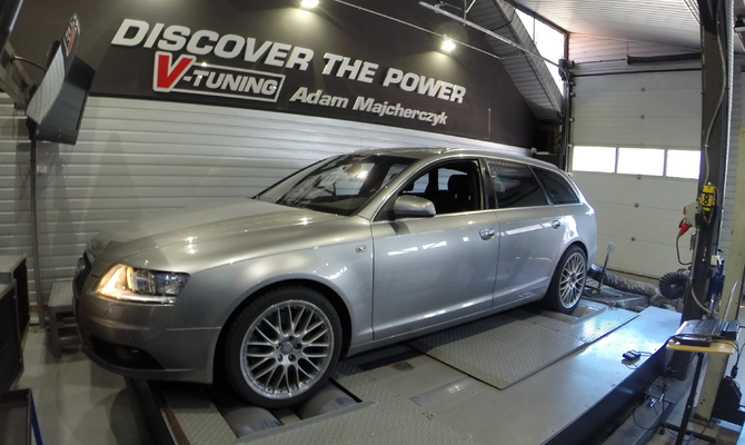 Chip Tuning Audi A6 C6 3.0 TDI 224 KM + 60 KM i + 98 Nm