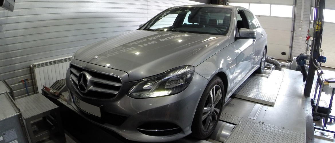 Chip Tuning Mercedes Benz E200 CDI 136 KM + 42 KM i + 112 Nm