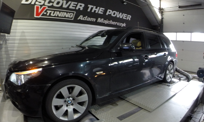 Chip Tuning BMW E60 530D 235 KM + 35 KM i + 109 Nm