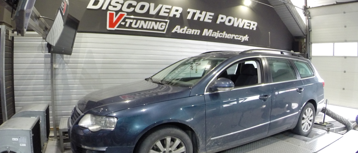 Chip Tuning Volkswagen Passat B6 2.0 TDI 170 KM + 25 KM i + 50 Nm