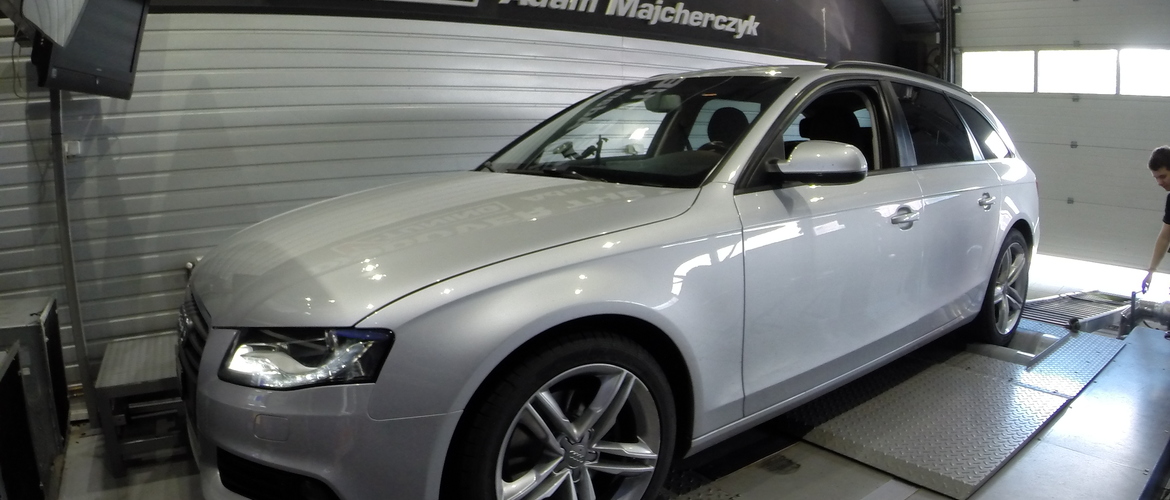 Chip Tuning AUDI A4 B8 2.0 TDI 143 KM + 28 KM i + 57 Nm