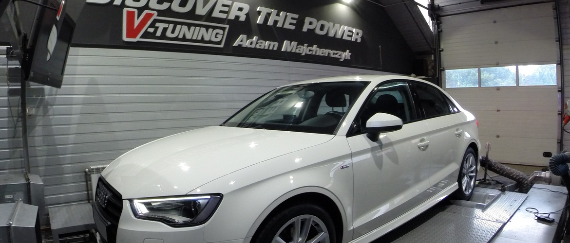 Chip Tuning Audi A3 8V 1.4 TFSI 125 KM + 28 KM i + 54 Nm