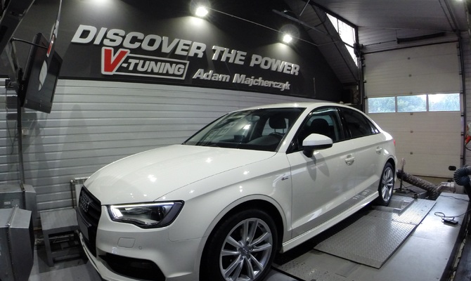 Chip Tuning Audi A3 8V 1.4 TFSI 125 KM + 28 KM i + 54 Nm