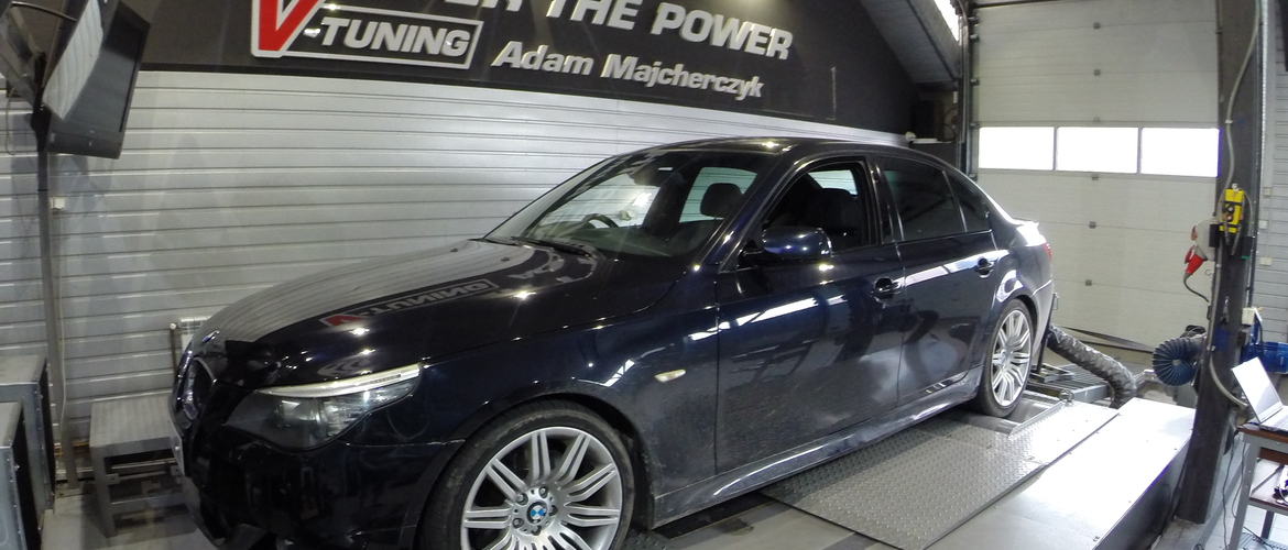 Chip Tuning Bmw 5-Series E60 525 D 197 KM + 55 KM i + 132 Nm 