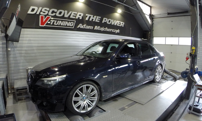 Chip Tuning Bmw 5-Series E60 525 D 197 KM + 55 KM i + 132 Nm 