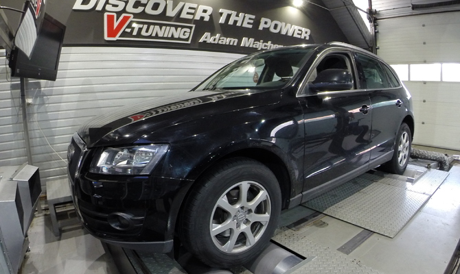 Chip Tuning Audi Q5 2.0 TDI 170 KM + 27 KM i + 53 Nm