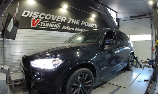 Chip Tuning BMW X5 F15 3.0D 258 KM + 41 KM + 55 Nm