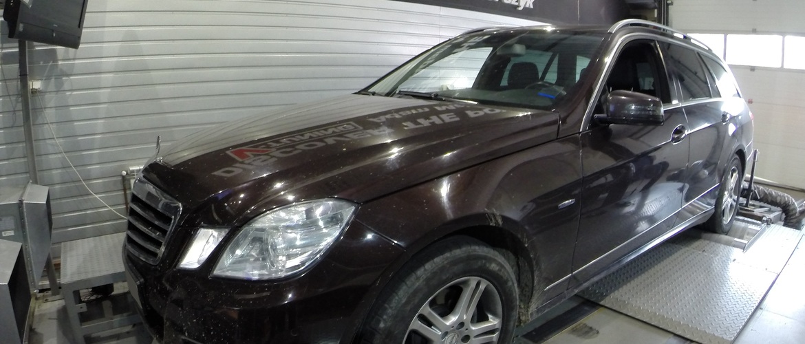 Chip Tuning Mercedes-Benz E-Class W212 200CDI 136KM + 57 KM + 117 Nm