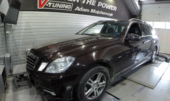 Chip Tuning Mercedes-Benz E-Class W212 200CDI 136KM + 57 KM + 117 Nm