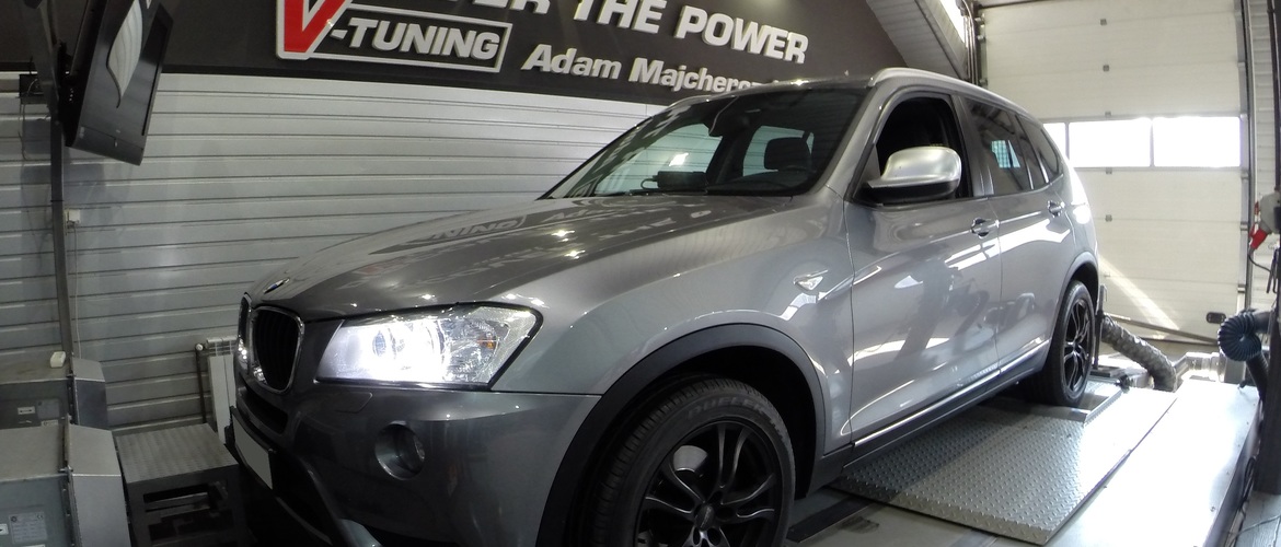 Chip Tuning BMW X3 F25 20d 163 KM   + 52 KM + 65 Nm