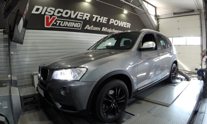 Chip Tuning BMW X3 F25 20d 163 KM   + 52 KM + 65 Nm