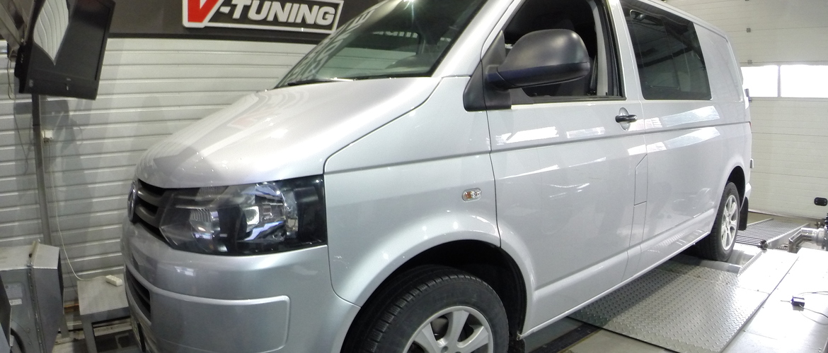 Chip Tuning Volkswagen T5 2.0 TDI CR 140 KM + 28 KM + 81 Nm