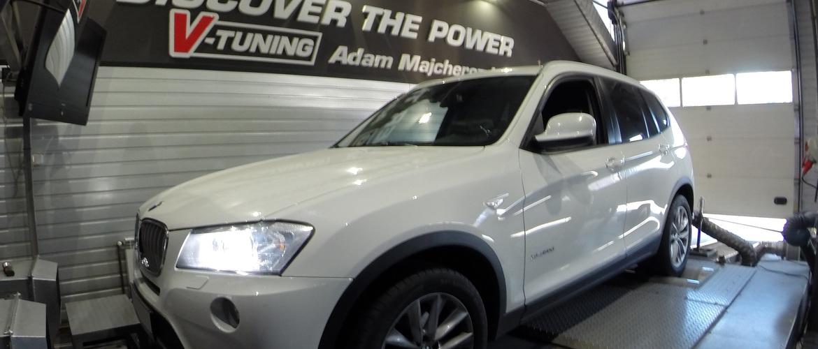 Chip Tuning BMW X3 F25 30d 258 KM + 49 KM   + 74 Nm