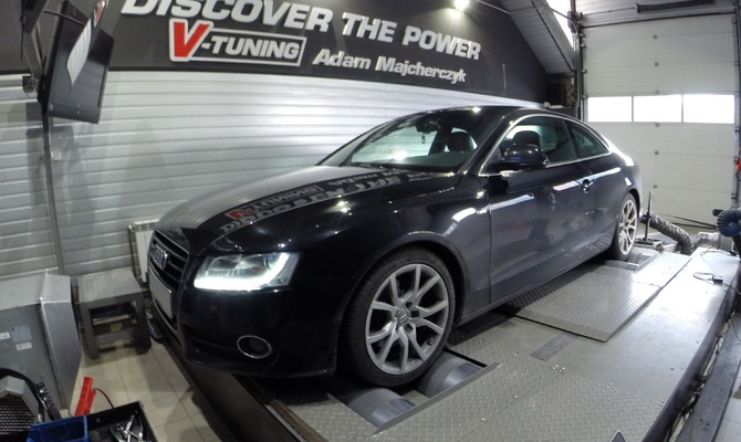 Chip Tuning Audi A5 3.0 TDI 239 KM + 51 KM   + 101 Nm