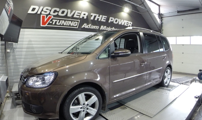 Chip Tuning Volkswagen Touran 2.0 TDI CR 170 KM  + 24 KM   + 34 Nm