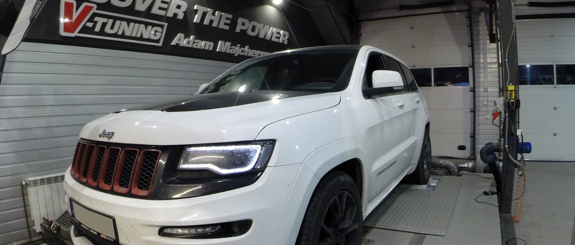 Chip Tuning Jeep Grand Cherokee SRT 6.4 468 KM + 41 KM + 56 Nm