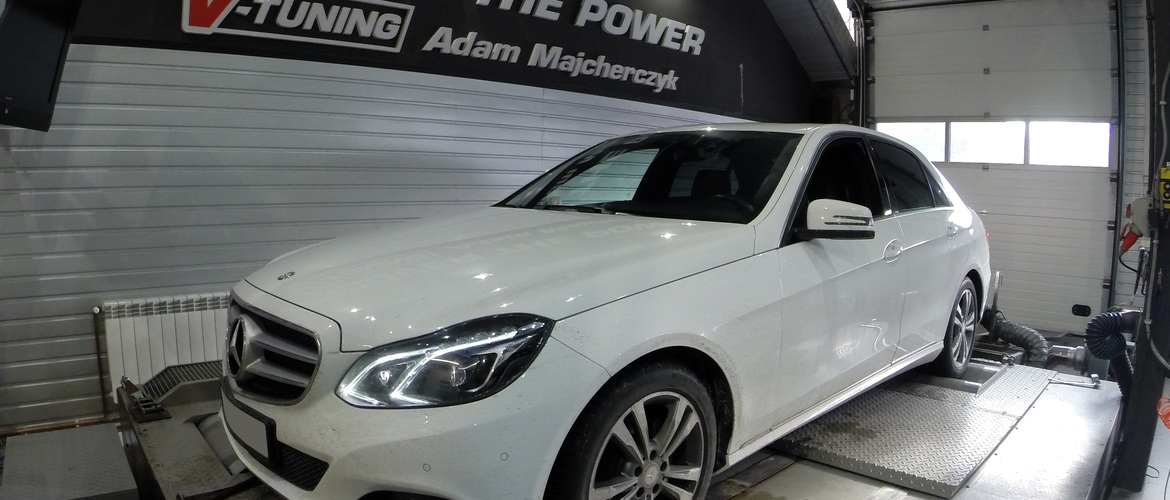 Chip Tuning Mercedes E-Class W212 200CDI 136 KM + 26 KM + 62 Nm