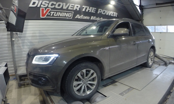 Chip Tuning Audi Q5 3.0 TDI 258 KM + 53 KM + 96 Nm