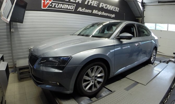 Chip tuning Skoda Superb 2.0 TDI 150 KM  + 20 KM oraz 87 Nm