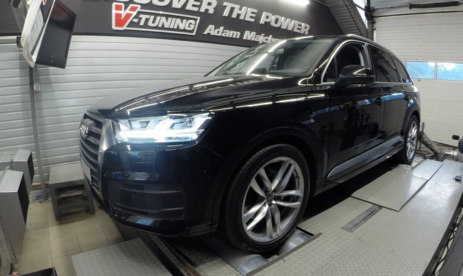 Chip Tuning Audi Q7 4M 3.0 TDI 218 KM  + 66 KM oraz 116 Nm