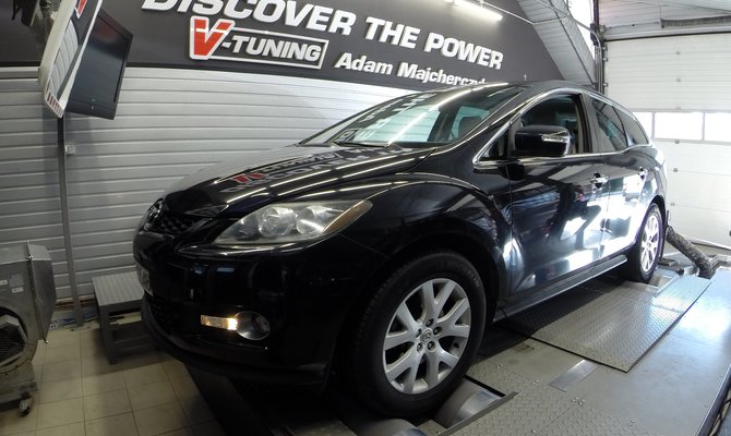 Chip Tuning Mazda CX-7 2.3 Turbo 260KM  + 30 KM oraz 83 Nm