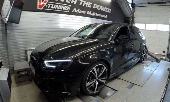 Chip Tuning Audi RS3 8V 2.5 TFSI 400KM DAZA - Stage 2 + 94KM oraz 155Nm 