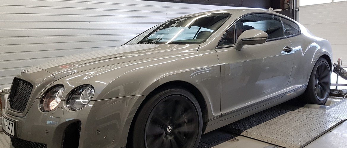 Chip Tuning Bentley Continental GT 6.0 Twin Turbo W12  + 84KM oraz 114Nm 