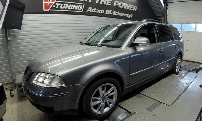 Chip Tuning VW Passat B5 FL 1.9 TDI  + 36KM oraz 62Nm