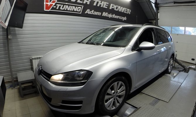 Chip Tuning VW Golf VI 1.6TDI + 38KM oraz 67Nm | V-Tuning Leżajsk