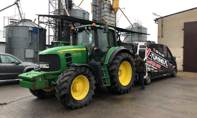 Chip Tuning John Deere 7530  +  34KM oraz 103Nm  | V-Tuning Leżajsk