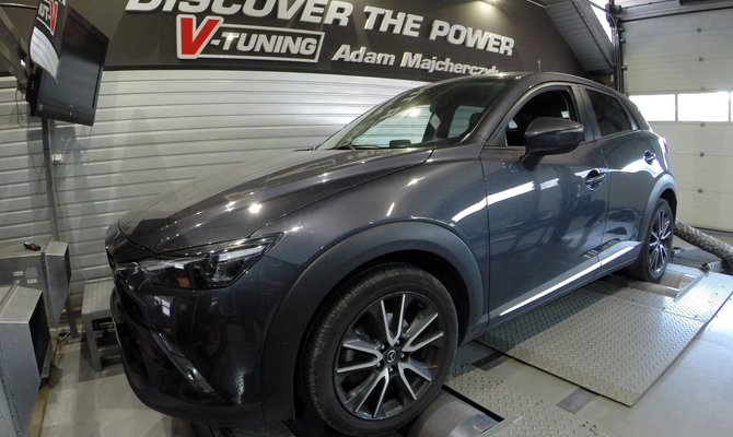 Chip Tuning Mazda CX-3 1.5D 105KM | V-Tuning Leżajsk