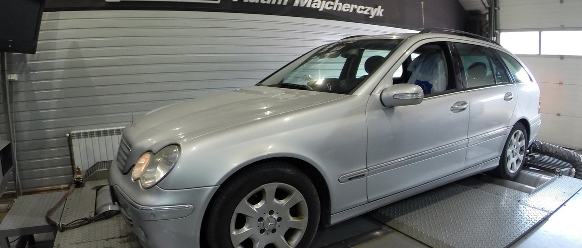 Chip Tuning Mercedes W203 C220d 122KM | V-Tuning Leżajsk