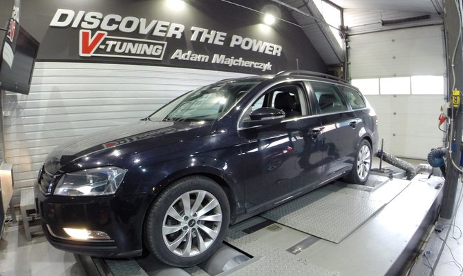 Chip Tuning VW Passat B7 1.6TDI 105KM | V-Tuning Leżajsk