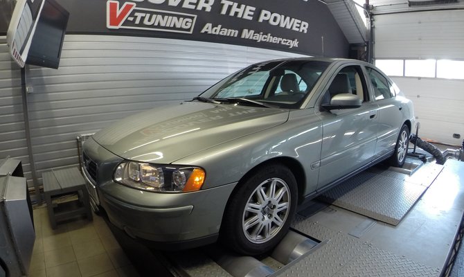 Chip Tuning Volvo S60 2.4D 130KM | V-Tuning Leżajsk