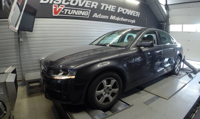 Chip Tuning Audi A4 B8 1.8TFSI 120KM | V-Tuning Leżajsk