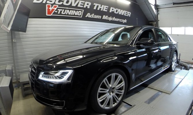 Chip Tuning Audi A8 D4 3.0TDI 258KM | V-Tuning Leżajsk