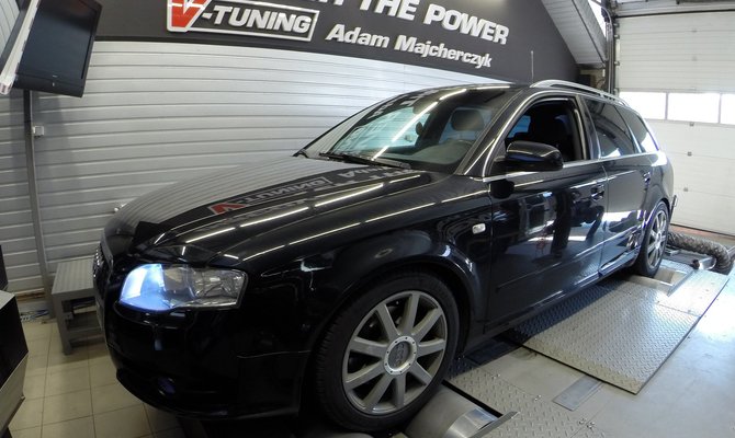 Chip Tuning Audi A4 B7 2.0TDI 170KM | V-Tuning Leżajsk