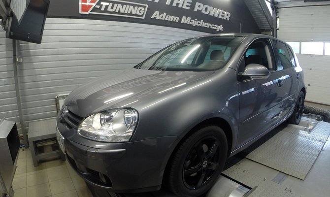 Chip Tuning VW Golf V 1.9TDI 105KM | V-Tuning Leżajsk