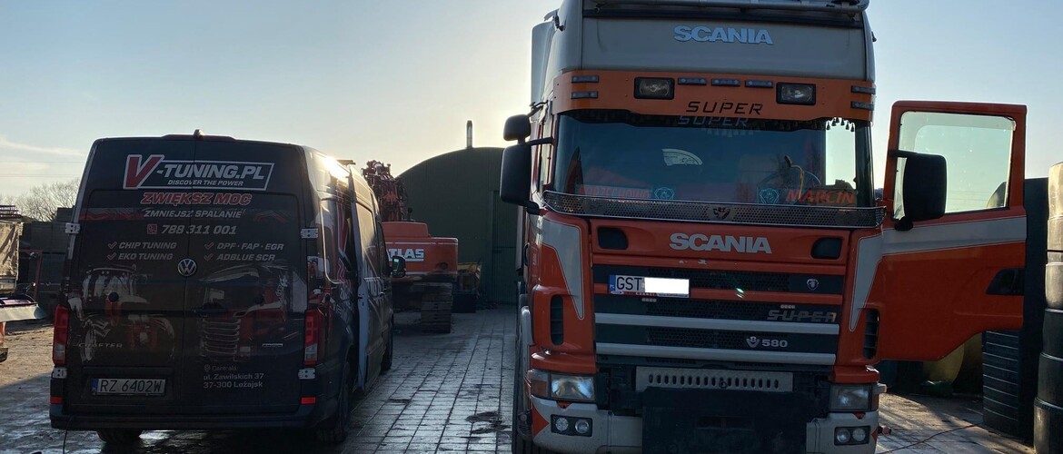 3x Scania V8 580KM Euro3 - podniesienie mocy / zmniejszenie spalania