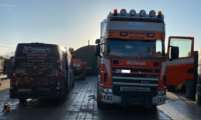 3x Scania V8 580KM Euro3 - podniesienie mocy / zmniejszenie spalania